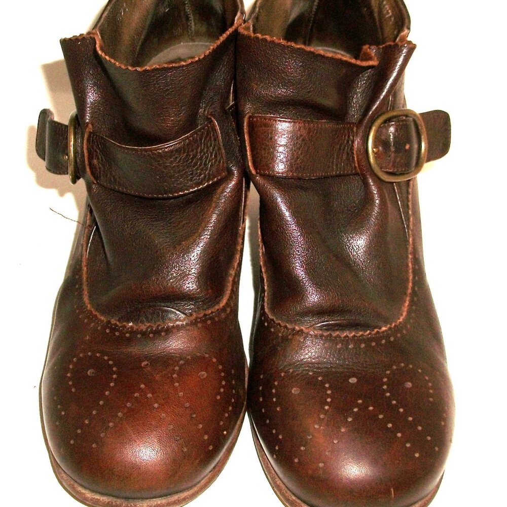 Pep Monjo Spain Handmade Eco-Friendly Low-Heel Booties 9M $325